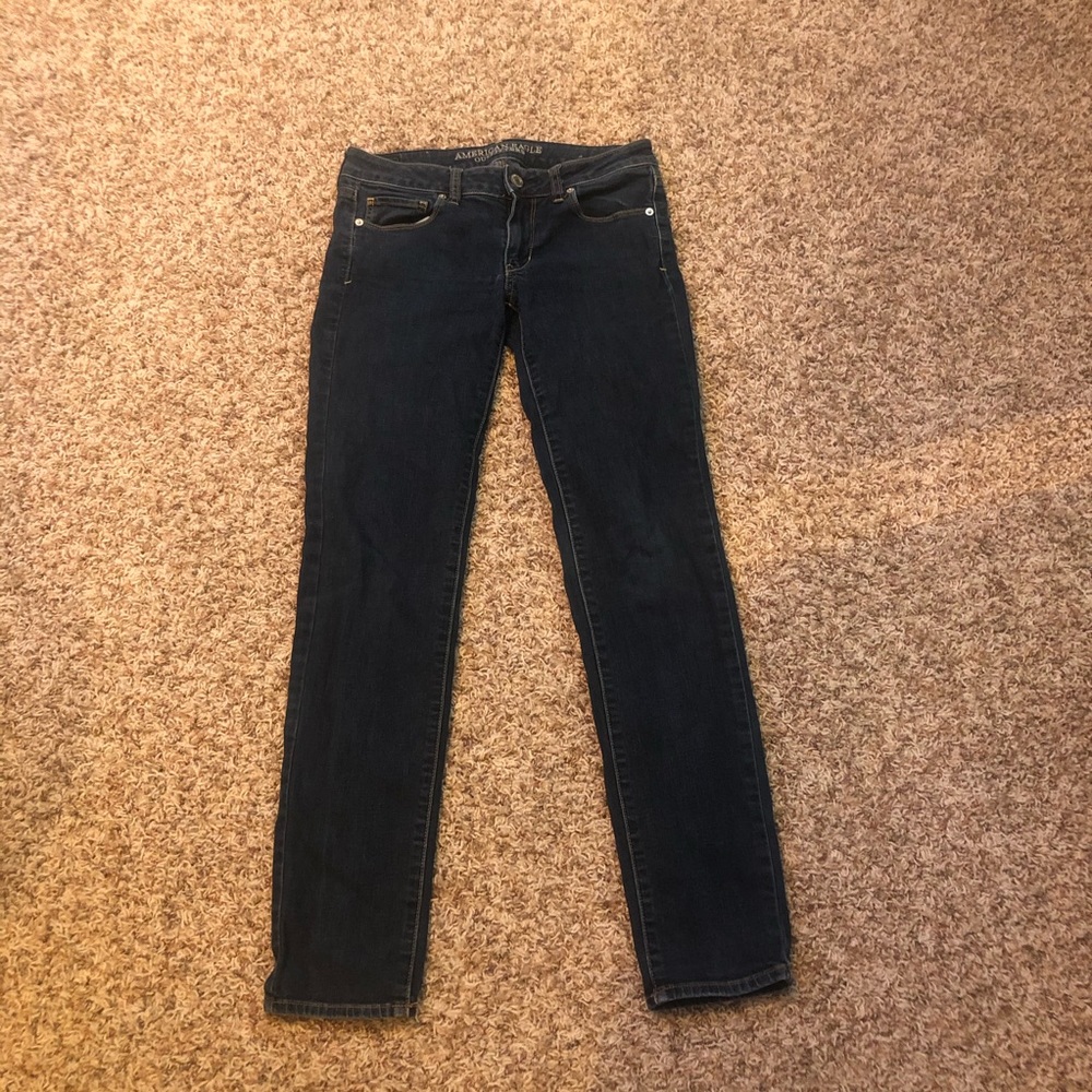 American Eagle dark jeans